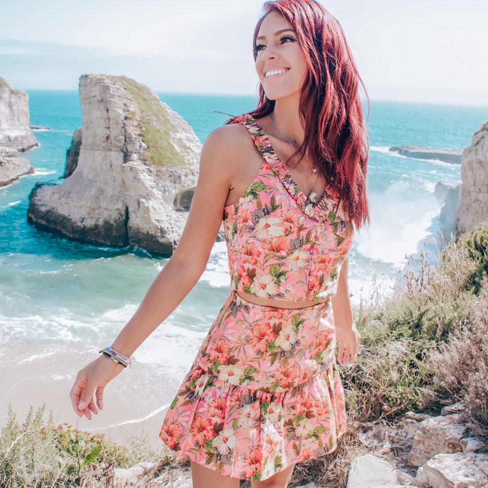 Zara skort floral set